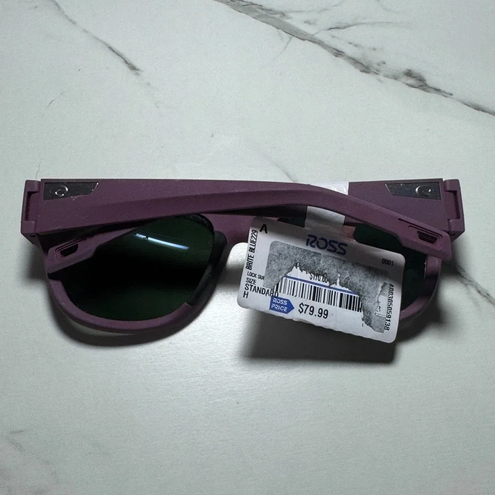Costa Del Mar Pescador Sunglasses Matte Purple Green Mirror Lenses 06S9084-0155